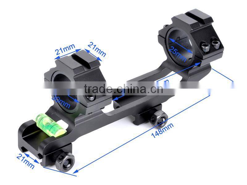 D5035 1inch / 30mm Daul Rings AK Scope Mount With Picatinny Rail Mount Weaver Lever
