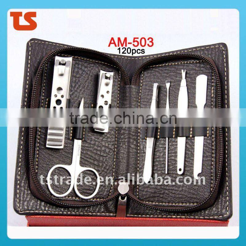 2014 new 7PC nail manicure set tools AM-410D