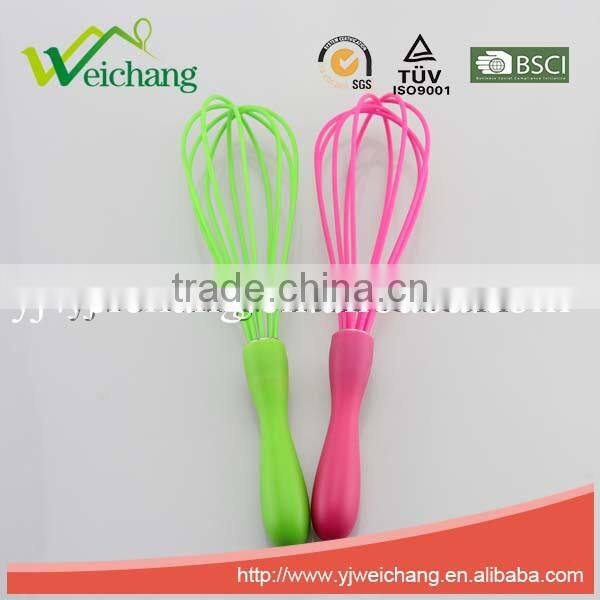 WCR043 New design funny shape Egg whisk Silicone Wire Whisk, Egg Frother, Milk & Egg Beater Blender hot sales