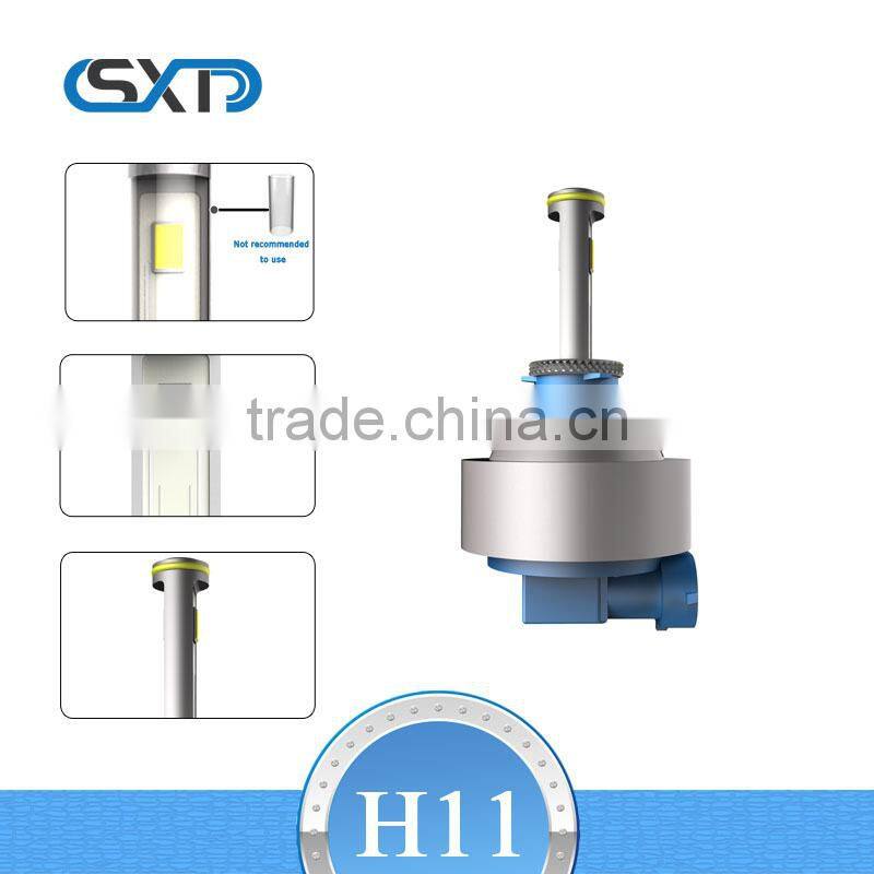 The new LED headlights H11 modified headlamps H13 / H4 H7. Integration of car headlights headlamps