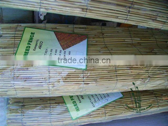 rolled reed fences