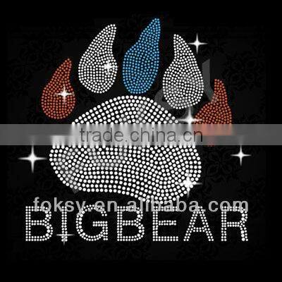 dance green hotfix sequin motif- FOKSY