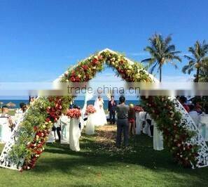 ox horn arched door , wedding/birthday/party /festival flowers &wreaths type prettly engraved door