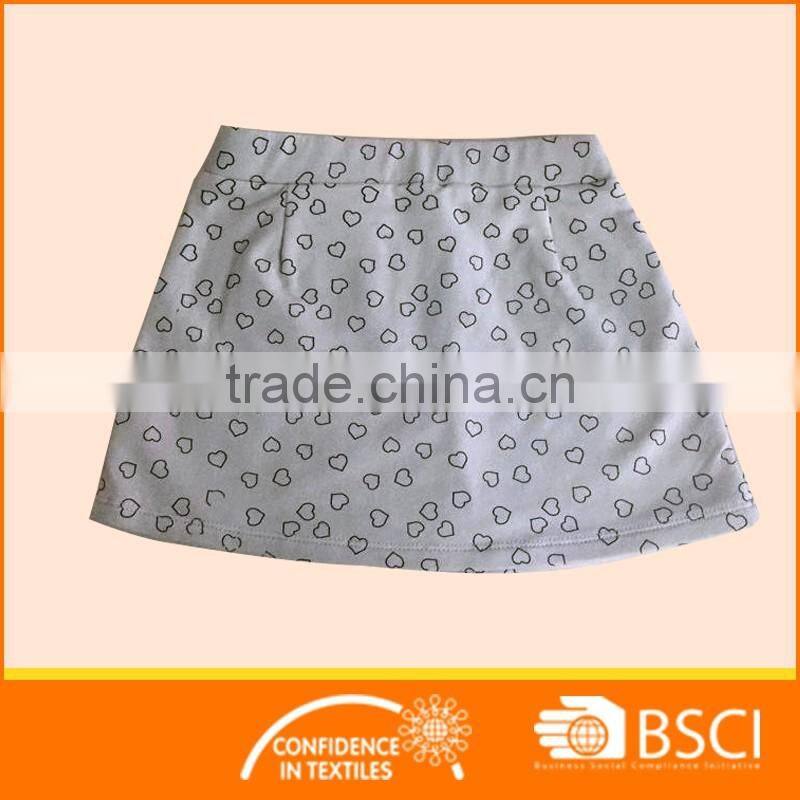 toddler dress fashion all over print mini kids skirt