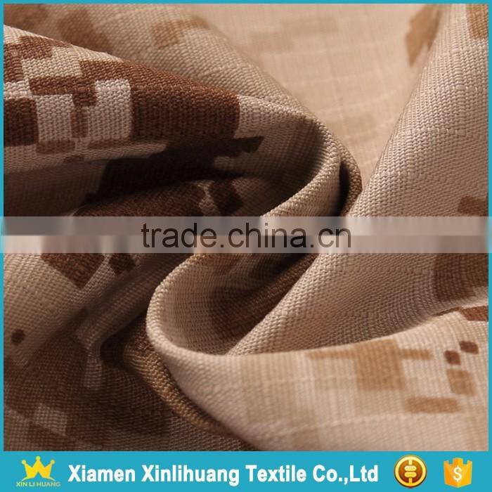 High Quality Custom 80 Polyester 20 Cotton Camo Printed Ripstop Fabric