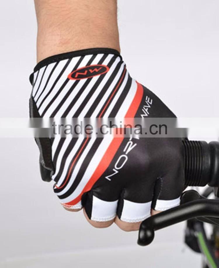 Professional Custom made high quality fashion half finger adults and kids cycling gloves bicycle