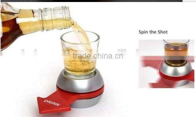 spin the shot /shot glass game /beer pong game. spin the shot