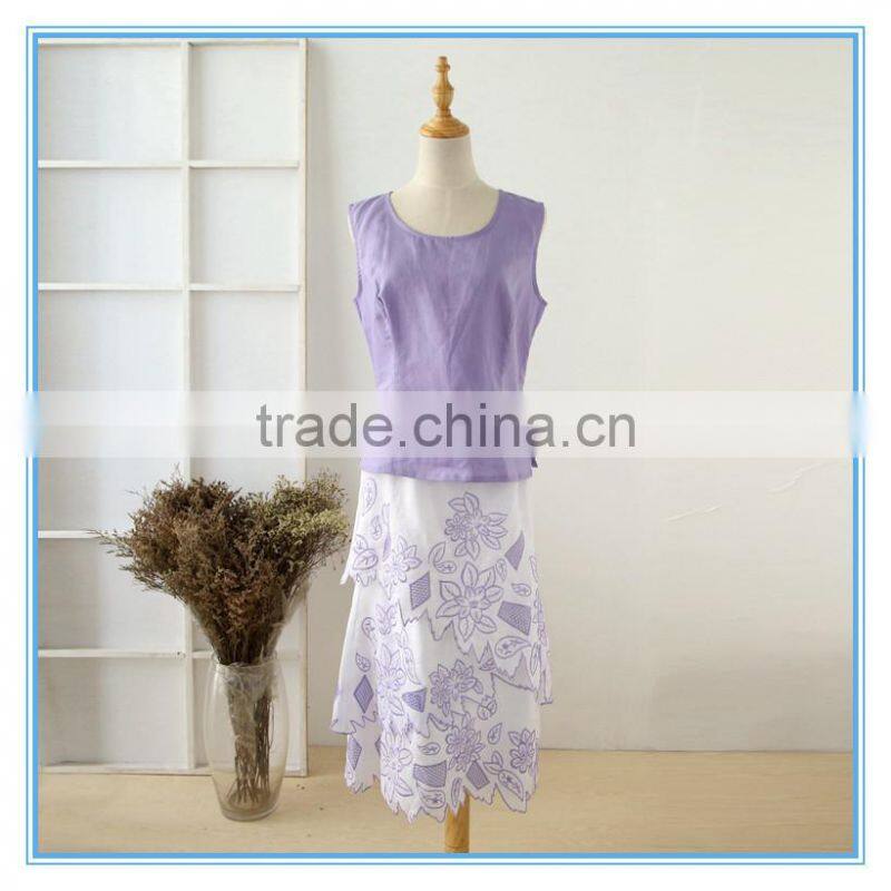 Latest 3 Pieces Embroidery Anti-static Business Suit For Women