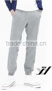 2015 fashion brand men's heavy weight fabric fleece sport sweatpants,men's jogging cotton trouser for winter