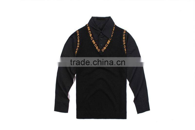 2015 Men Blank Pullover Custom Wholesale Sweaters
