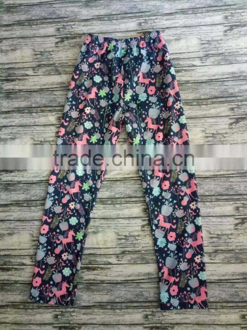 wholesale best price girls pants unicorn printed icing baby leggings