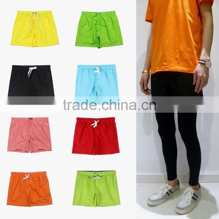 mens fashion custom sport drawstring shorts