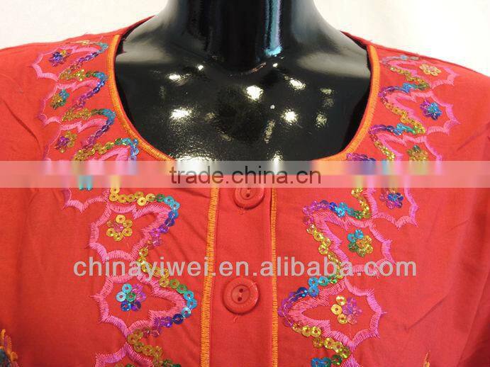 Beads arabic women dress