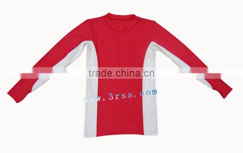 2016 unisex latest rash guard with own logo
