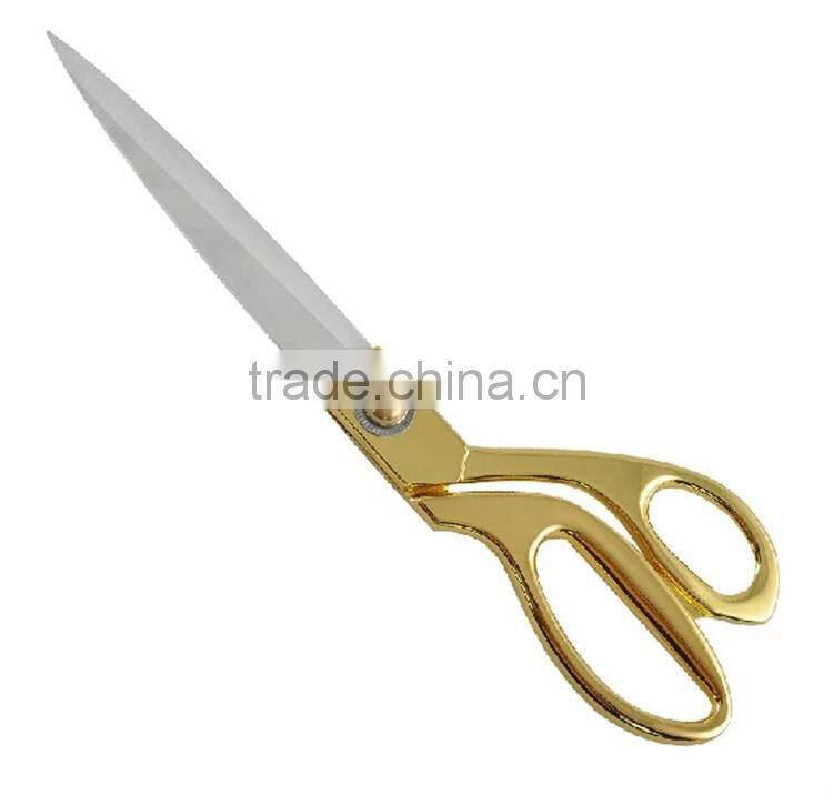 Hot Sale Golden Plating Different Types Of Household Scissors Fabric Cutting Scissors