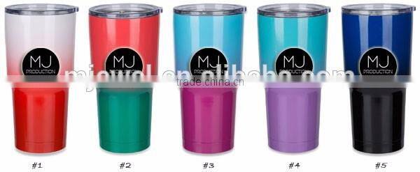 Wholesale ombre stainless steel tumbler