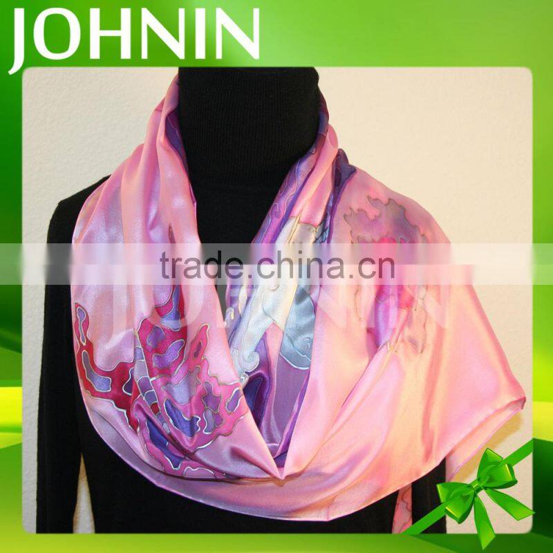Most popular new style 100% silk for promotion market head scarf