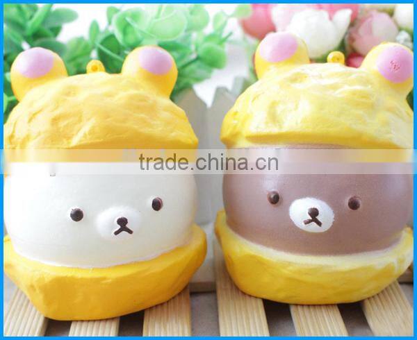 Kawaii slow rising toys squishy ice cream doll for stress release