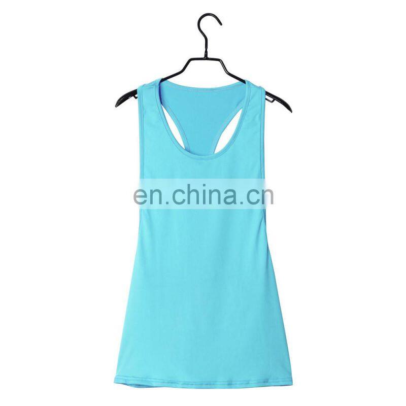 Promotional price summer quick dry slim fit blank womens tank tops in bulk gym tank top woman