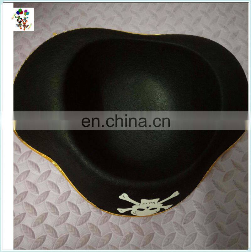 Cheap Felt Party Fancy Dress Kids Cowboy Hats with Badge HPC-0296