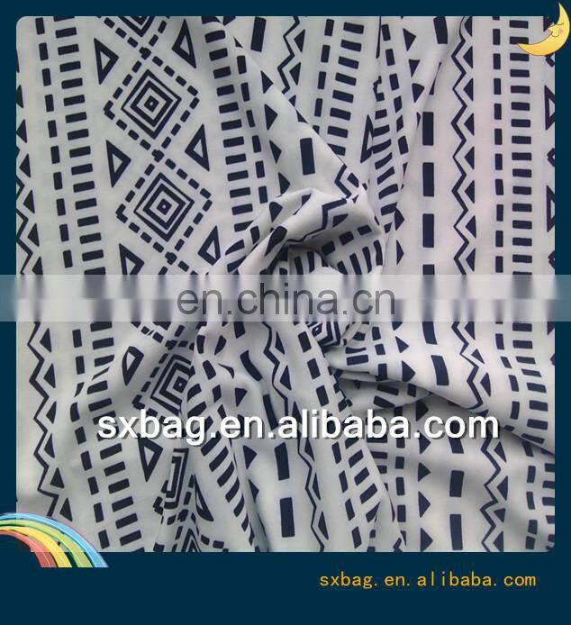 FDY polyester printed digital custom knitting fabric Jersey for lady dress garment