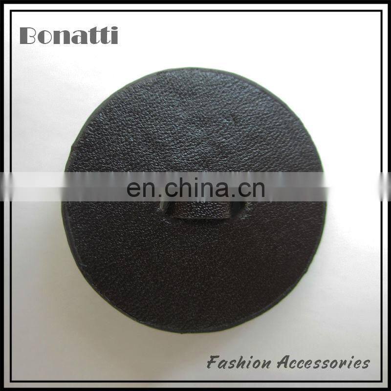 2 holes PU leather button