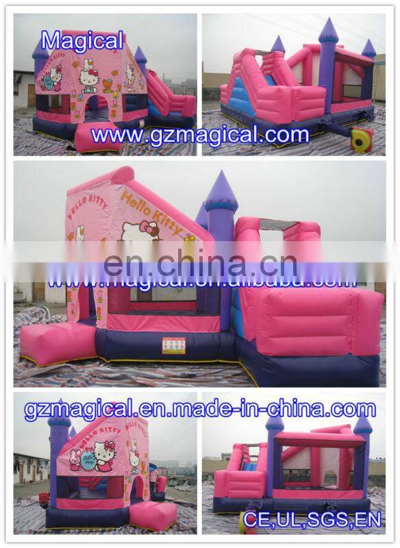 small simple funny inflatable jumper combo slide/ jumper combo inflatable