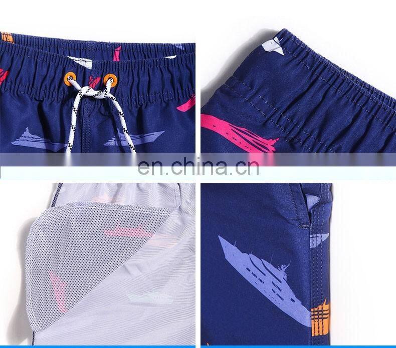 Wholesale custom sublimation printing swimwear quickly dry waterproof Beach Shorts for men