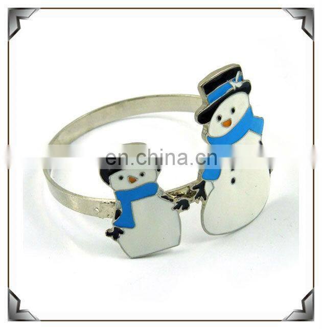 Metal Snowflakes Napkin Ring for Christmas