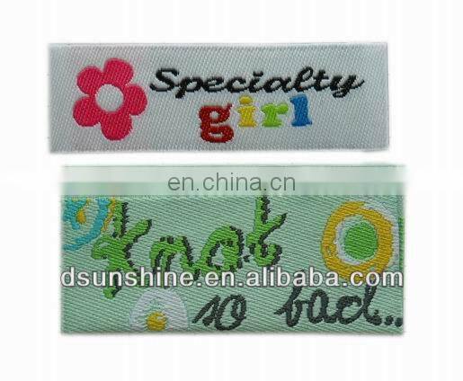 woven and embroidery patches with iron on backing