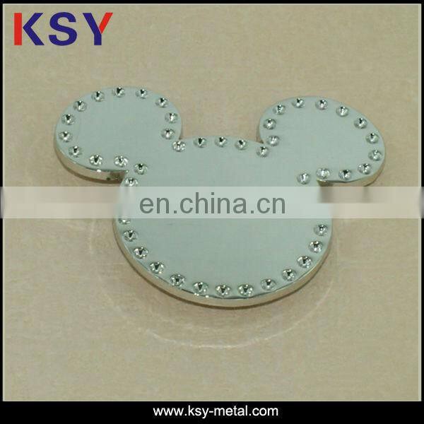 Soft enamel Metal engraved logo jewelry tags
