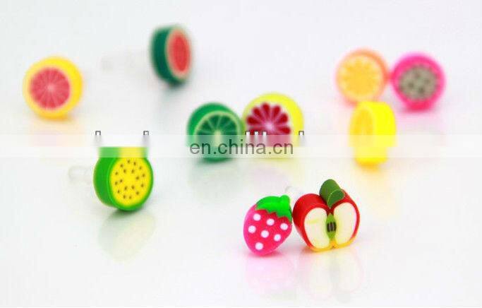 cheap cut dog haped earphone plug,Fashion earphone Dust Plug ,promotional cartoon earphone plug