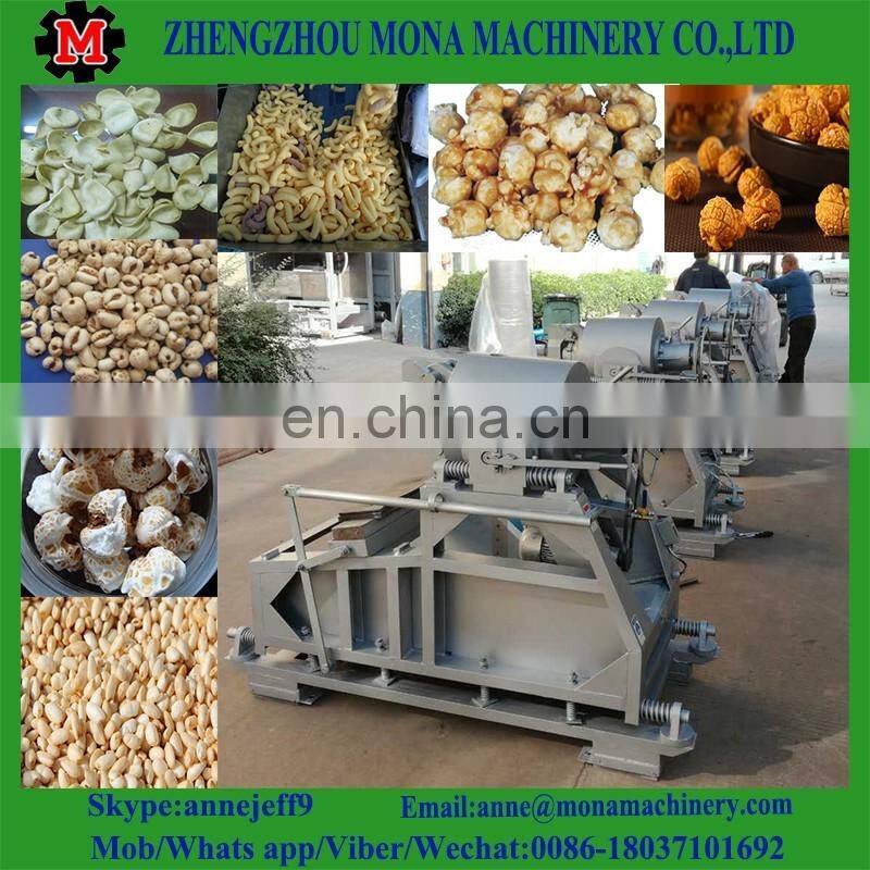 Hot air popcorn machine for corn maize rice wheat/corn popped machine/rice puffed making machine