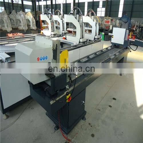 Vinyl window double head fabrication cutting saw