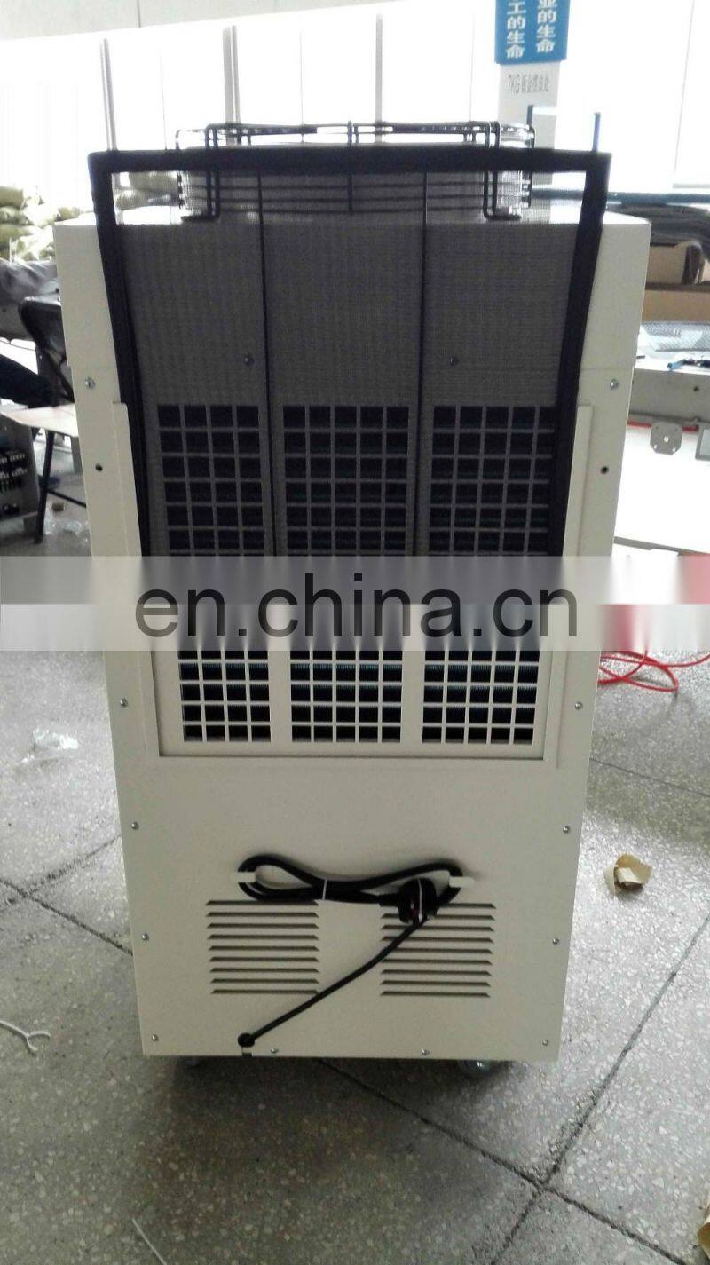 Electrical power air conditioner for garden with wheels