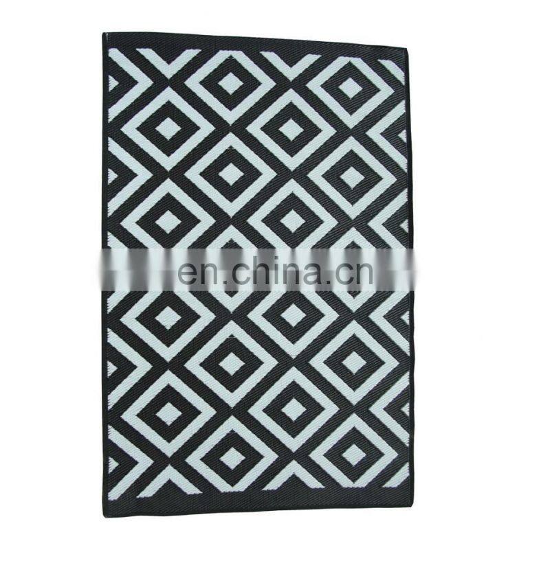 2020 trending amazon Oeko tex standard plastic outdoor flooring the black rug