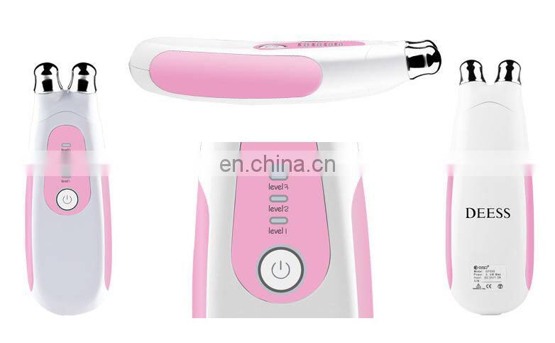 DEESS oem household mini skin rejuvenation anti aging machine eye care microcurrent 5 in 1 face lift machine