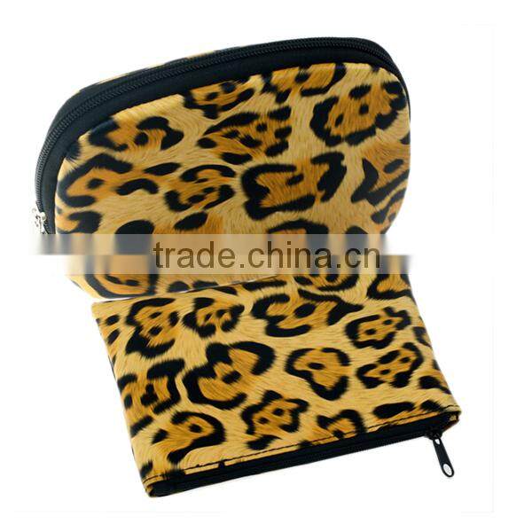 Leopard makeup bag / Design Makeup Case / Cosmetic bag