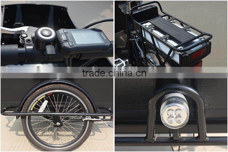 Family used pedelec cargo tricycle