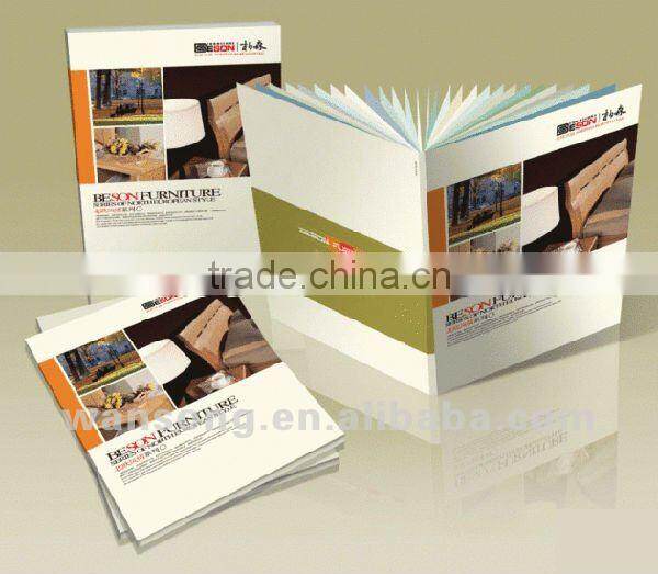 China supplier print cheap catalogue , furniture catalogue with custom design
