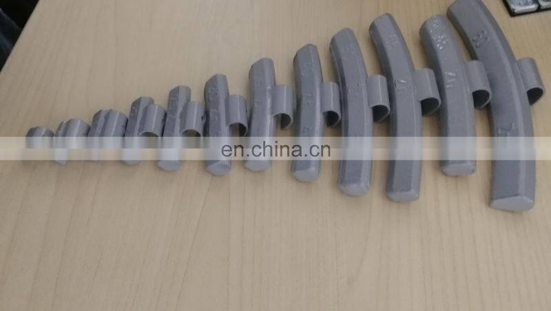 high end zn clip on wheel weights for steel alloy rim 5-60g
