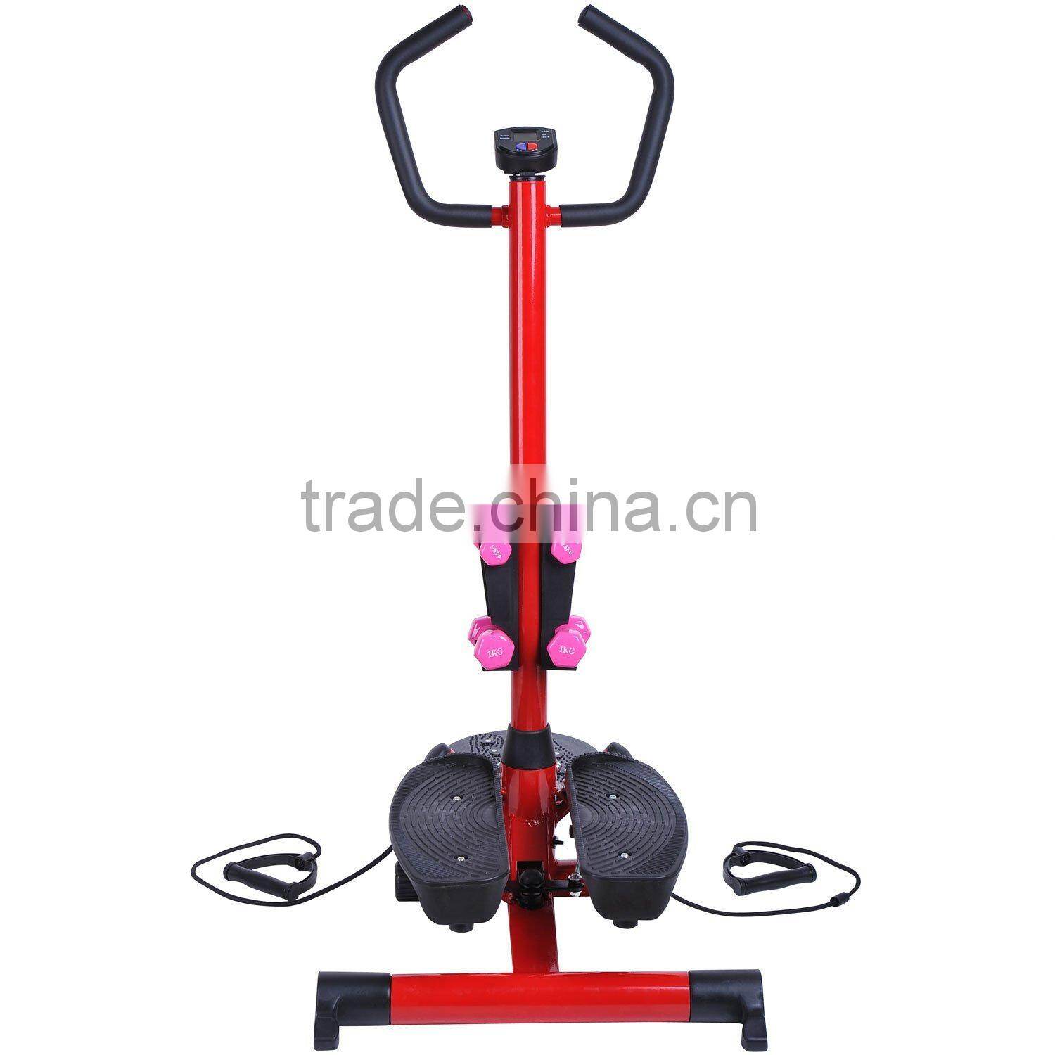 Multifunction Mini Stepper S199 with Handlebar and Ropes Legs Arms Toner Toning Machine 2 in 1 Home Gym Workout
