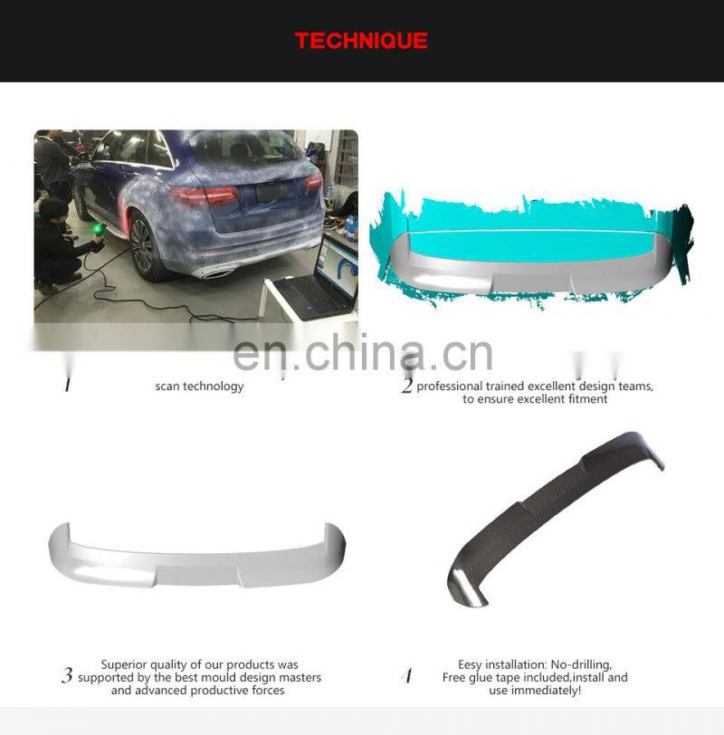 Carbon Fiber Car Roof Spoiler for VW Volkswagen Tiguan Sedan 4 Door 2018-2019