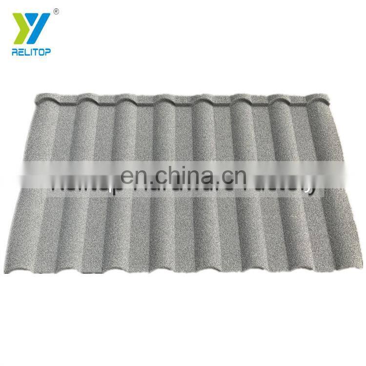 Relitop Milano Stone Coated Metal Roofing For Villa 0.35 0.4 0.5 mm Aluminum Roofing Sheet With Colorful Stones Granules