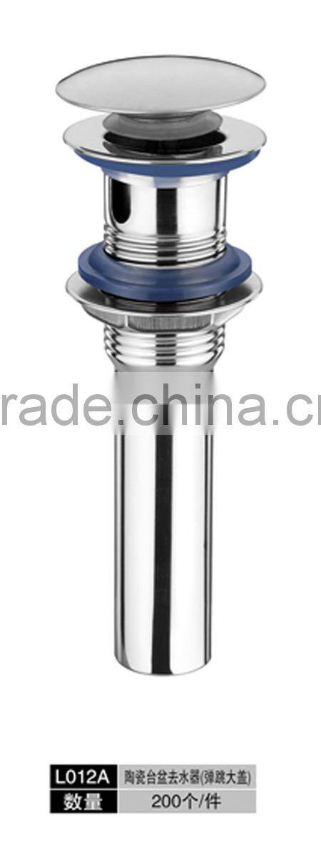 Caitang 2015 Made in China Wesda Bathroom Accessories Kitchen Stainless Steel Push down and pop up Basket Sink Strainer Drain