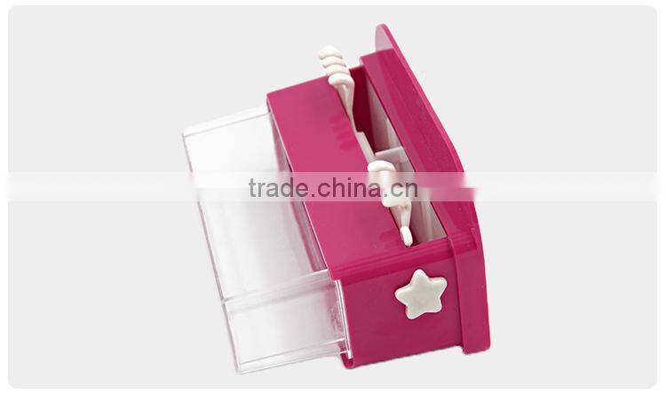 Hot sale permanent makeup accessories microbrush cotton swab dispenser