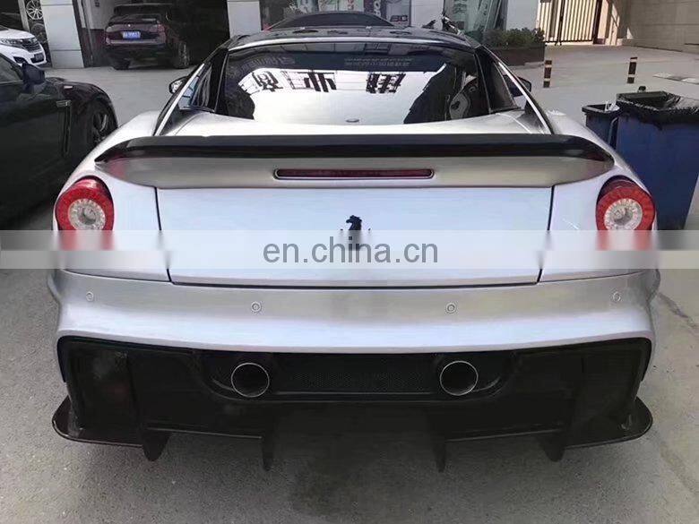 Runde Resin +Carbon Fiber Material For Ferrari 599 Upgrade Vorsteiner Style Body Kit Front Bumper Rear Bumper Side Skirt Spoiler