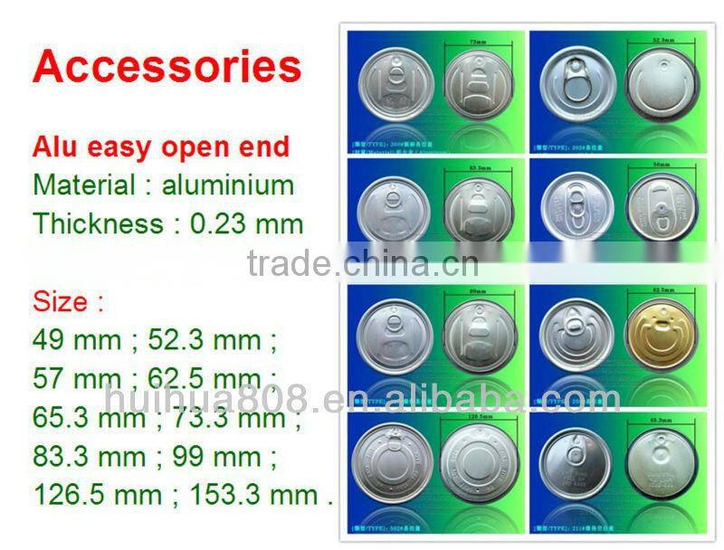 Alu Easy Open Lids for Beverage Can