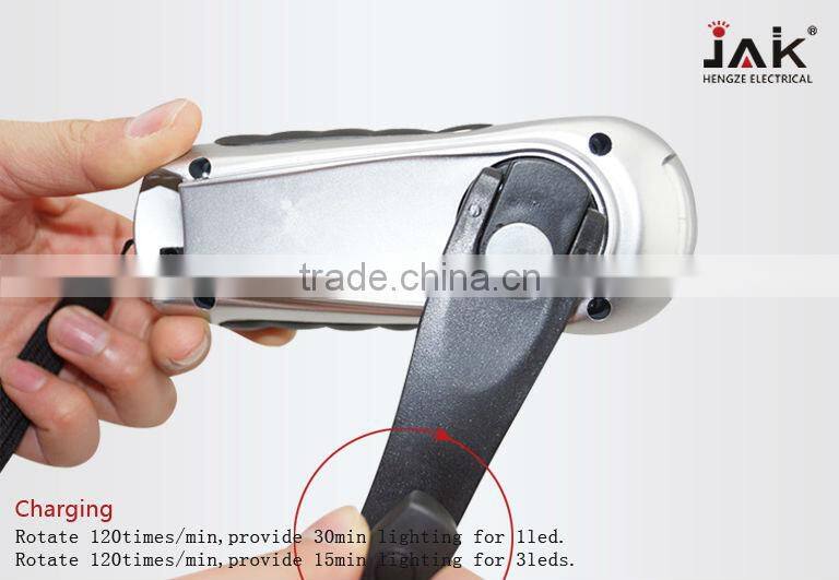 JAK HF1008 3 LED charging torch