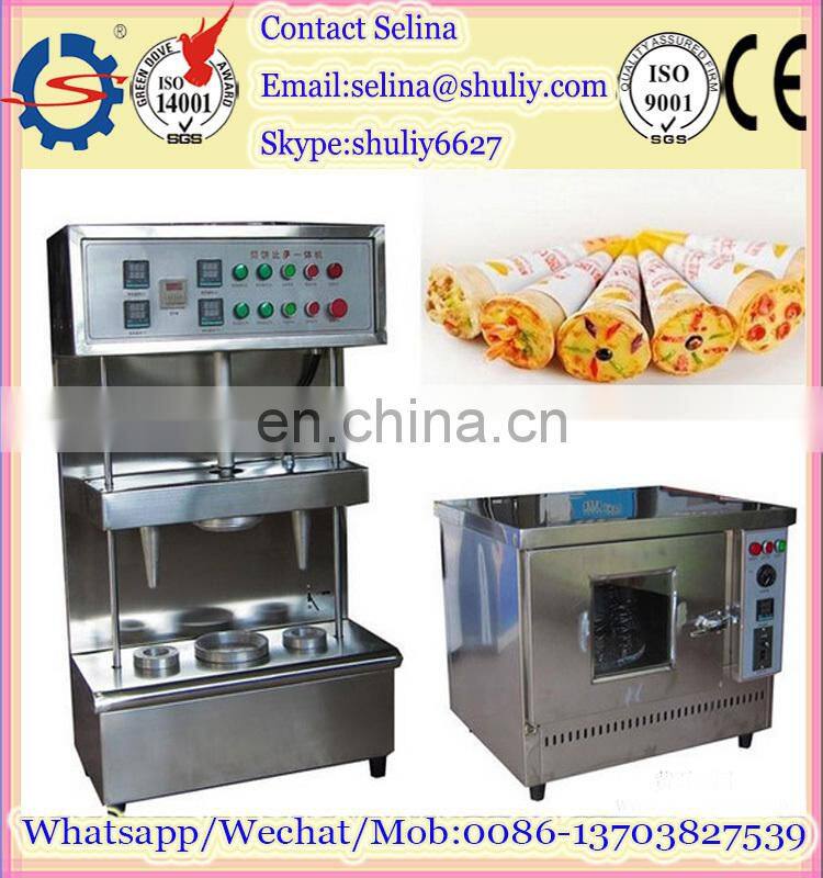bread bakery equipment/pizza cone making machine/pizza cone box